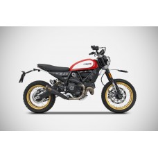 ZARD ZUMA Slip-on Exhaust for Ducati Scrambler Desert Sled